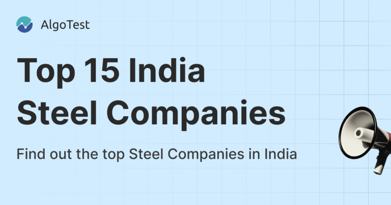 Top 15 Steel Companies India