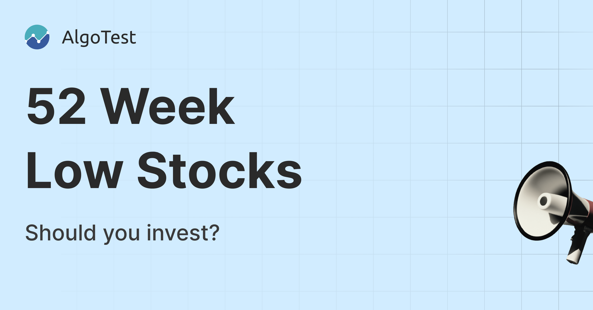 52 Week low stocks