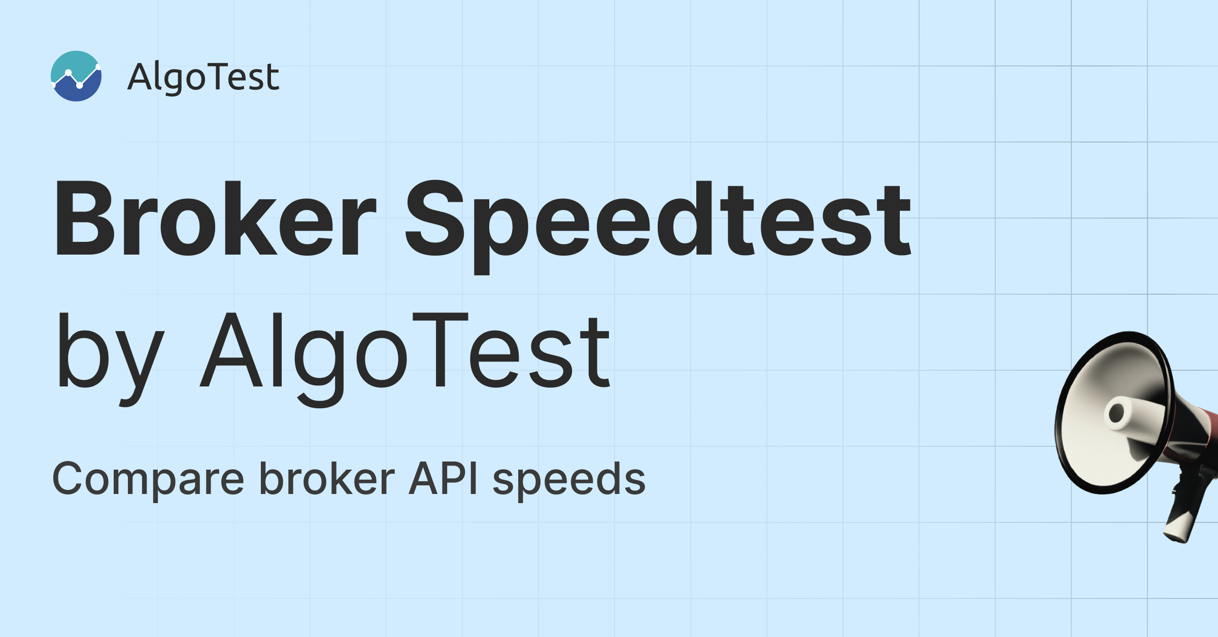 Broker API speedtest by AlgoTest